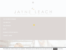 Tablet Screenshot of jayneleach.com